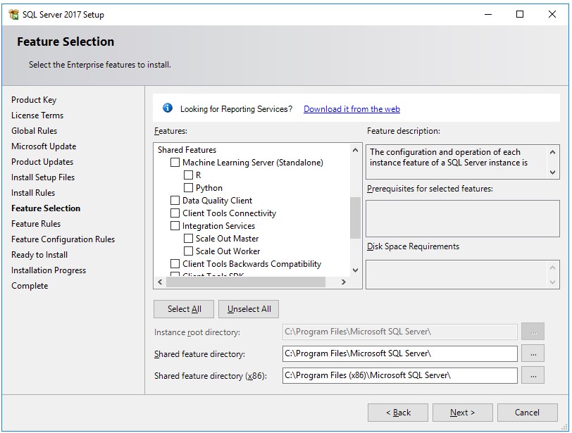 SQL Server 2017 Kurulumu